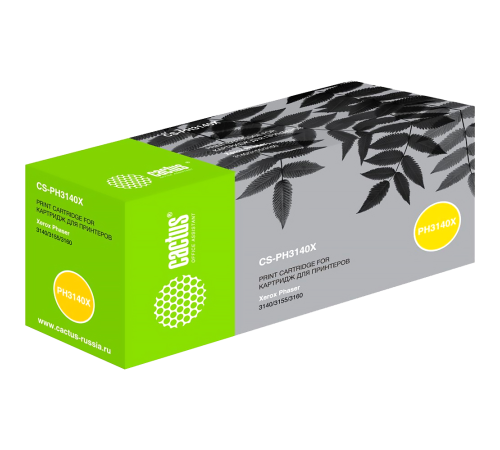 Картридж Cactus CS-PH3140X 108R00909 для Xerox Phaser 3140/3155/3160 (2500 стр.)