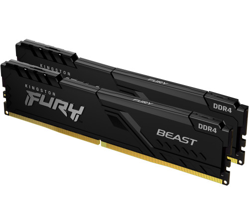 Модуль оперативной памяти Kingston 64GB FURY Beast Black DDR4 3200Mhz (Kit of 2)