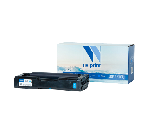 Тонер-картридж NVP NV-SP250 для Ricoh Aficio SPC250DN/SPC260/SPC261, голубой (1600 стр.)
