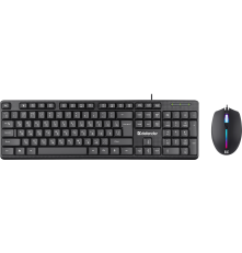 Комплект (клавиатура + мышь) проводной Defender Triumph C-991 RU, полноразмерный, 1.8 м, черный