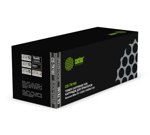 Картридж Cactus CS-TK160 TK-160 для Kyocera Mita FS 1120D/1120DN/1120 (2500 стр.)
