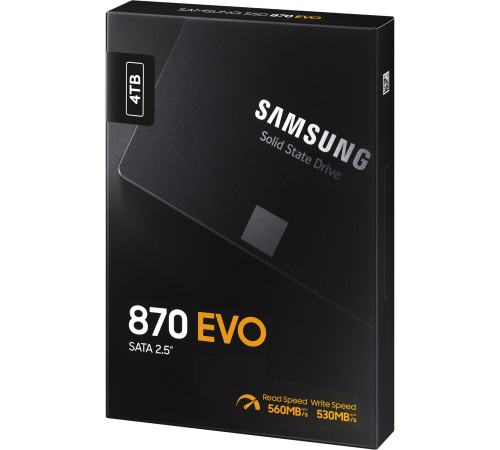 Твердотельный накопитель Samsung 870 EVO, 4TB, 2.5"