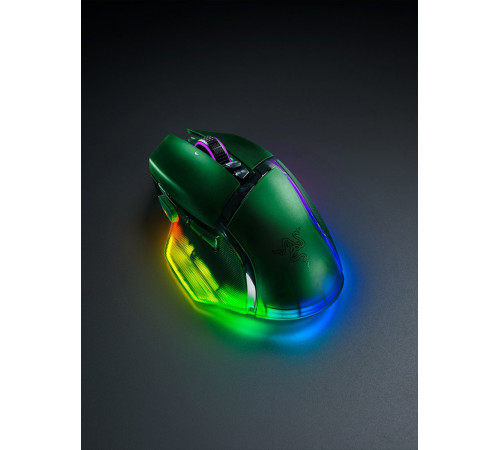 Мышь беспроводная игровая Razer Basilisk V3 Pro 35K - Phantom Green Ed., зеленый