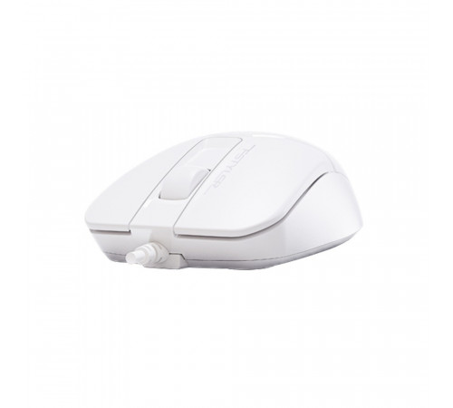 Мышь проводная A4Tech Fstyler FM12, 1200 dpi, USB, 3 кнопки, белый