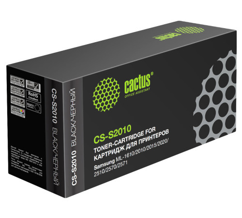 Картридж Cactus CS-S2010 ML-2010D3 для Samsung ML-1610/2010/2015/2020/2510/2570 (3000 стр.)