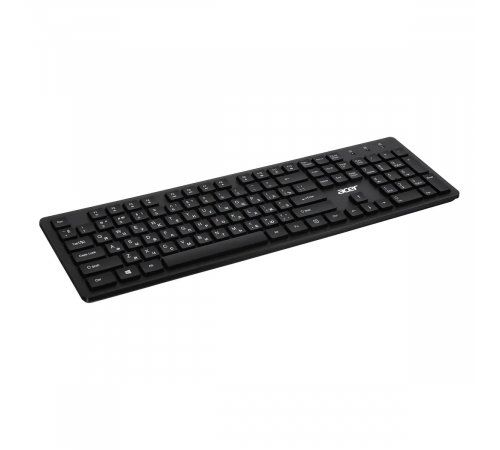 Клавиатура проводная Acer OKW020, USB, slim, черный