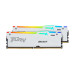 Модуль оперативной памяти Kingston 32GB FURY Beast White RGB XMP DDR5 5200Mhz PC-41600 CL40 DIMM (Kit of 2)