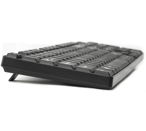 Клавиатура проводная Defender Accent SB-720 RU, компактная, USB, черный