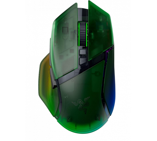 Мышь беспроводная игровая Razer Basilisk V3 Pro 35K - Phantom Green Ed., зеленый