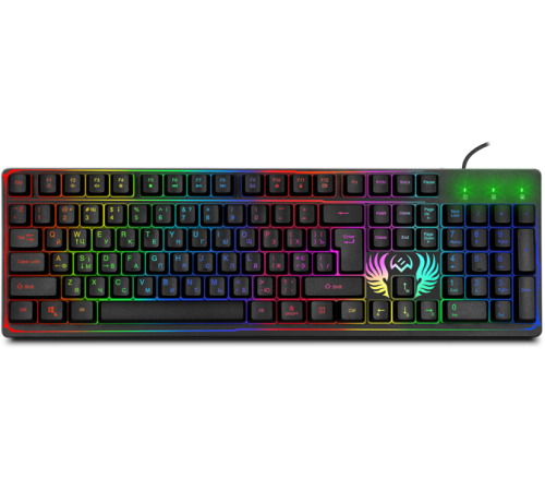 Клавиатура проводная игровая SVEN KB-G8000, 105 клавиши+20 Fn функций, подсветка, черный
