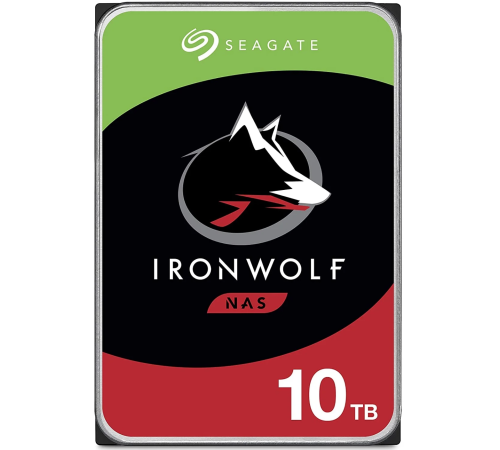 Жесткий диск 10TB SeagateIronWolf NAS ST10000VN0008