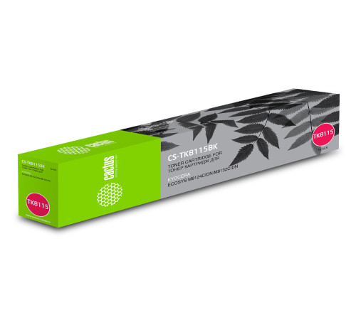 Картридж Cactus CS-TK8115BK для Kyocera Mita Ecosys M8124cidn/M8130cidn, черный (12000 стр.)