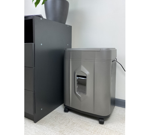 Уничтожитель документов ГЕЛЕОС АП23-5, серый/черный