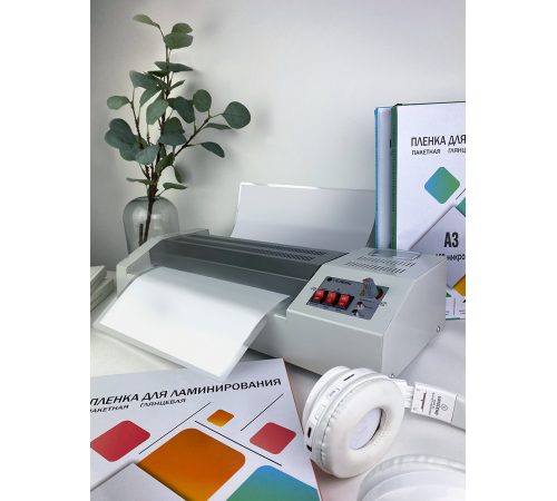 Ламинатор ГЕЛЕОС ЛМ A3 Про, А3, белый
