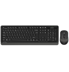 Комплект (клавиатура + мышь) беспроводной A4Tech Fstyler FG1010, черный/серый