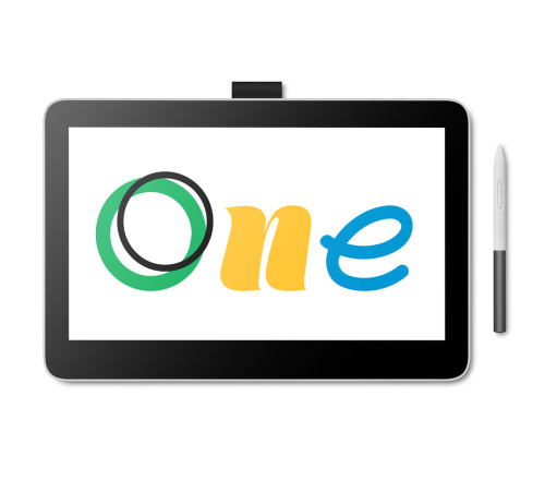 Интерактивный дисплей Wacom One 13 touch, черный