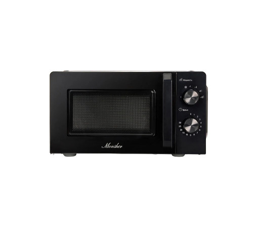 Микроволновая печь MONSHER MTW 201 Noir, черный/серебристый