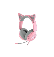 Гарнитура проводная Razer Kraken Kitty V3 X, розовый/серый