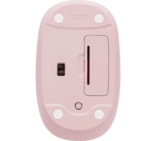 Мышь беспроводная Logitech M196, Bluetooth, розовый