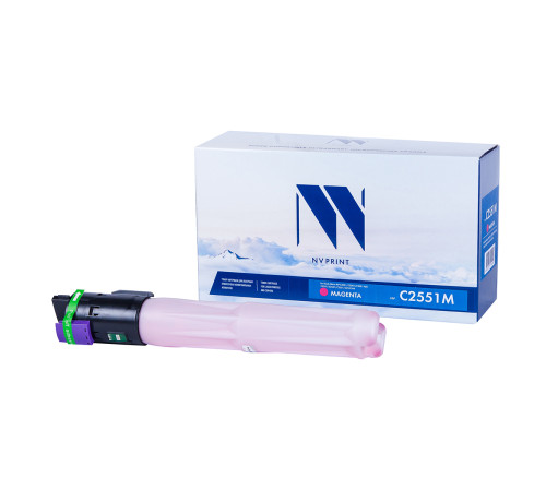 Тонер-картридж NVP NV-MP C2551 для Ricoh Aficio MP C2031/ C2051/ C2051AD/ C2501/ C2531/ C2551/ C2551AD, пурпурный (9500 стр.)