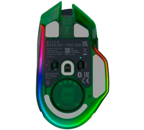 Мышь беспроводная игровая Razer Basilisk V3 Pro 35K - Phantom Green Ed., зеленый