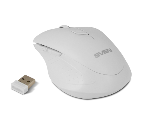 Мышь беспроводная SVEN RX-425W, 6 кнопок, 800-1600 dpi, белый