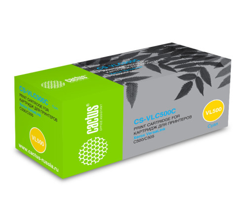 Картридж лазерный Cactus CS-VLC500C 106R03877 для Xerox VersaLink C500/C505, голубой (2400 стр.)