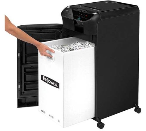 Уничтожитель документов Fellowes AutoMax 550C, черный