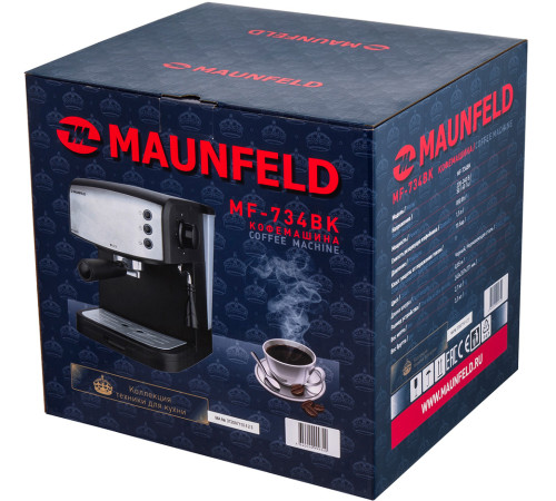 Кофемашина MAUNFELD MF-734BK