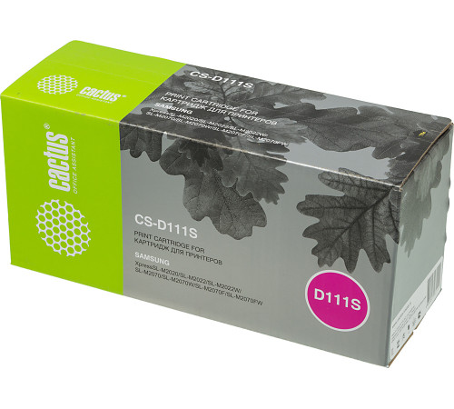 Картридж Cactus CS-D111S MLT-D111S для Samsung Xpress M2022/M2020/M2021/M2070 (1000 стр.)