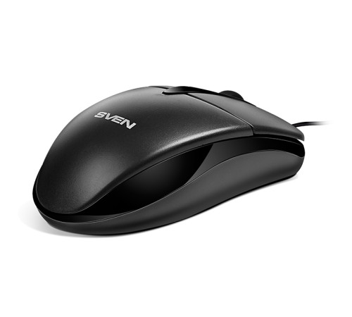 Мышь проводная SVEN RX-112, 3 кнопки, 800 dpi, USB, черный