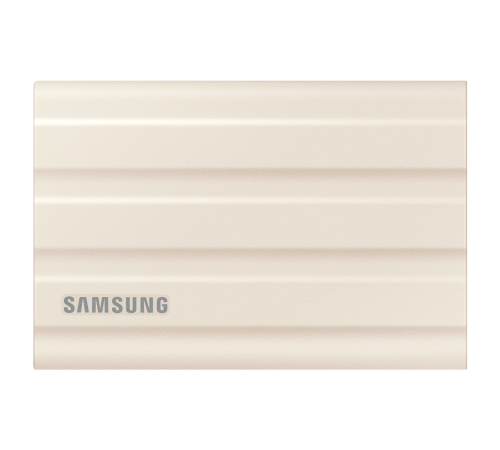 Внешний накопитель SSD 2TB Samsung T7 Shield  MU-PE2T0K/WW, USB 3.2, бежевый