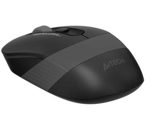 Мышь беспроводная A4Tech Fstyler FG10S, 2000 dpi, USB, 4 кнопки, черный/серый