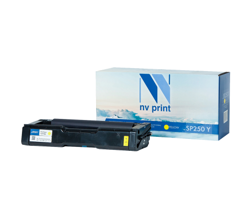 Тонер-картридж NVP NV-SP250 для Ricoh Aficio SPC250DN/SPC260/SPC261, желтый (1600 стр.)