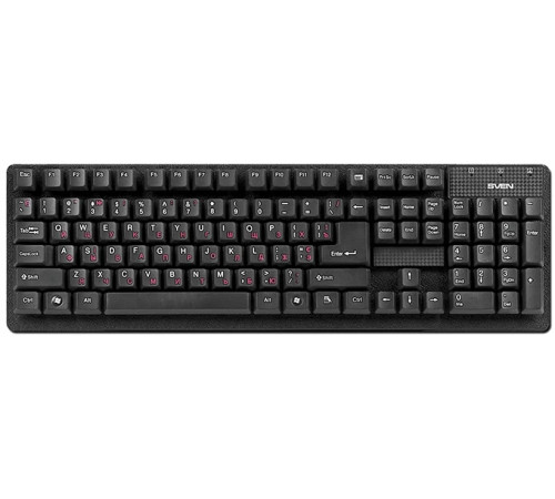 Клавиатура SVEN Standard 301, USB, чёрный