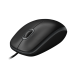 Мышь проводная Logitech B100, USB, черный
