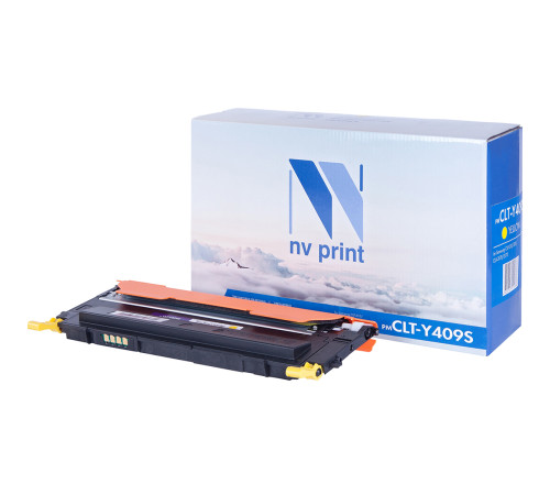 Тонер-картридж NVP NV-CLT-Y409S для Samsung CLP 310/ 310N/ 315/ 315N/ 315W/ CLX 3170/ 3170N/ 3170FN/ 3175/ 3175FN/ 3175FW/ 3175N, желтый (1000 стр.)