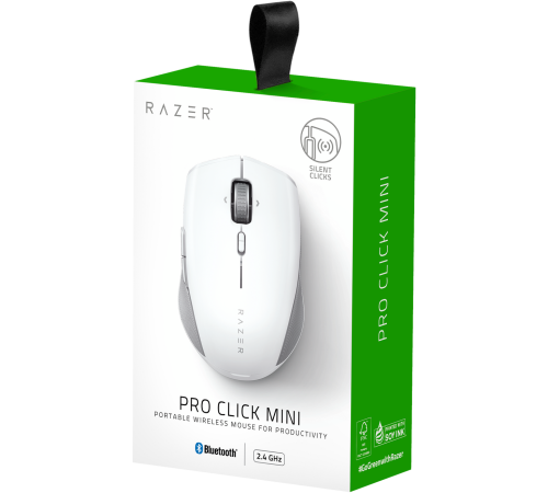 Мышь игровая беспроводная Razer Pro Click Mini, белый/серый