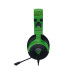 Гарнитура проводная игровая Razer Kraken V4 X - Minecraft Ed., черный/зеленый