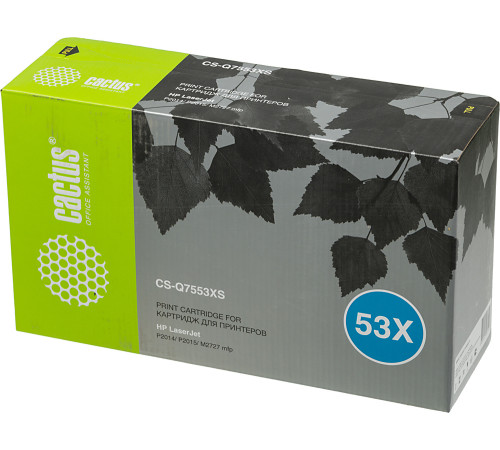 Картридж Cactus CS-Q7553XS Q7553X для HP P2014/P2015/M2727 (7000стр.)