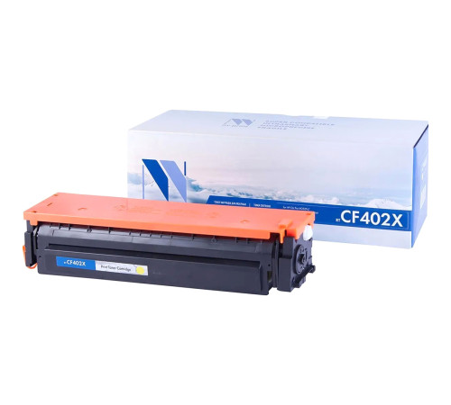 Тонер-картридж NVP NV-CF402X для HP Color LaserJet Pro M252dw/ M252n/ M274n/ M277dw/ M277n, желтый (2300 стр.)