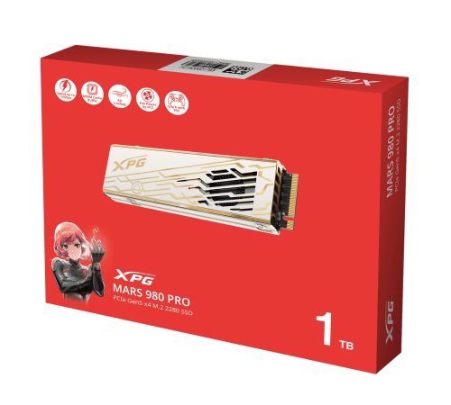 Твердотельный накопитель  XPG  MARS 980 PRO, 1TB, M.2(22x80mm)