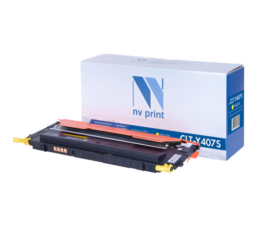 Тонер-картридж NVP NV-CLT-Y407S для Samsung CLP 320/ 320N/ 325/ 325W/ CLX 3180/ 3180FN/ 3180FW/ 3185/ 3185FW/ 3185N/ 3185FN/ 3185W, желтый (1000 стр.)