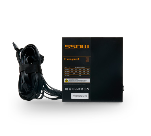 Блок питания 550 Вт HSPD HSI-550BS-BK