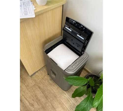 Уничтожитель документов ГЕЛЕОС АП23-5, серый/черный