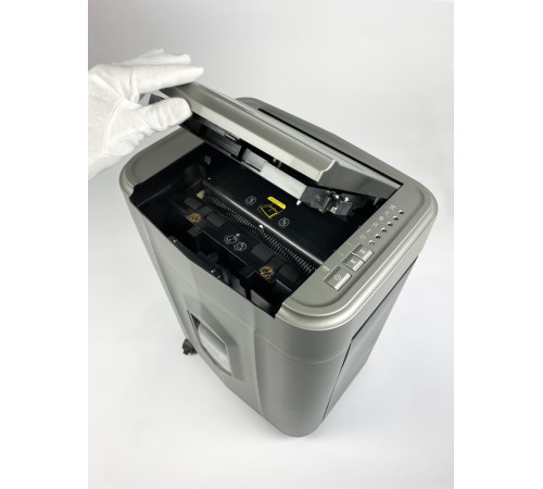 Уничтожитель документов ГЕЛЕОС АП23-5, серый/черный