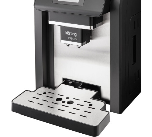 Кофемашина KORTING KACM 2009 Presto, серебристый/черный