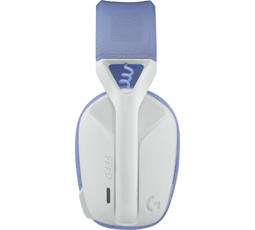 Гарнитура беспроводная игровая Logitech G435 LIGHTSPEED, белый/синий