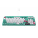 Клавиатура проводная игровая ASUS RA09 TUF GAMING K3 GEN II MIKU, зеленый