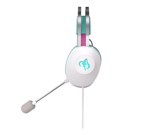 Гарнитура проводная ASUS A303 TUF GAMING H1 GEN II MIKU, зеленый/белый